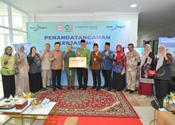 Sinergi Bank Nagari dan Padang Eye Center Tekan Kerja Sama Rp140 Miliar, Resmikan PEC Premium Clinic