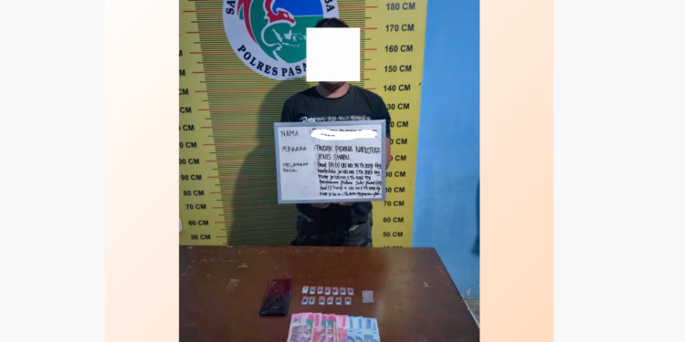 Sembunyikan 13 Paket Sabu di Bawah Alas Meja, Pengedar di Pasaman Digulung Polisi