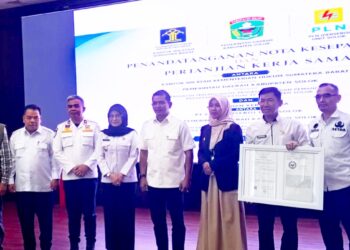 Pemerintah Kabupaten Solok Tandatangani Nota Kesepakatan Dengan Kanwil Kemenkumham dan PT. PLN Sumatera Barat