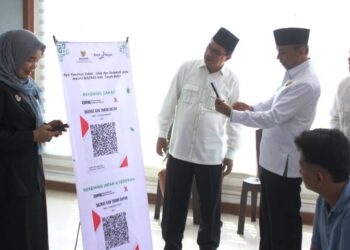 Kemenag Tanah Datar Luncurkan Layanan Bayar Zakat dan Sedekah via QRIS Bank Nagari Syariah