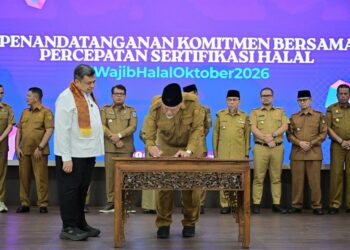 Gubernur Mahyeldi Dorong Kepala Daerah Se-Sumbar Percepat Sertifikasi Halal UMKM