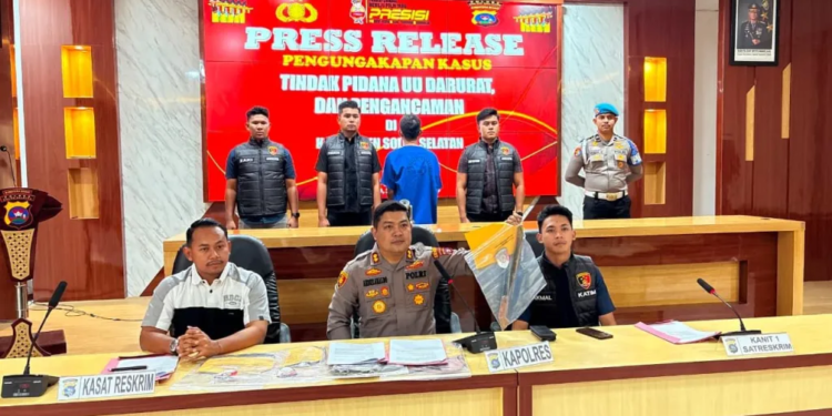 Motif Sakit Hati Anak Dilaporkan, Pria di Solok Selatan Ancam Keluarga Korban Asusila Pakai Sajam